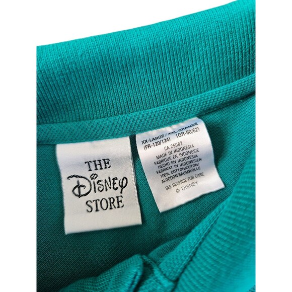 Vintage Disney Store Tigger Winnie the Pooh Mens 2XL Green Polo Shirt - Picture 2 of 10